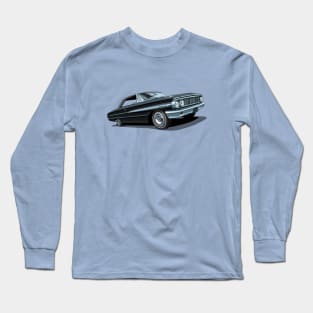 1964 Ford Galaxie 500 in raven black Long Sleeve T-Shirt